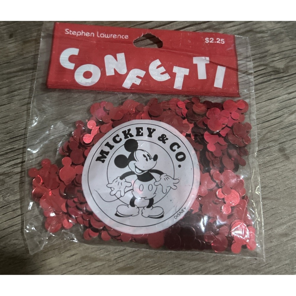 Mickey and Co. Stephen Lawrence Design Disney‎ Confetti Mouse Head